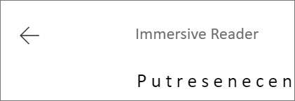 Ieșire din Immersive Reader