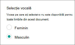Selectare voce